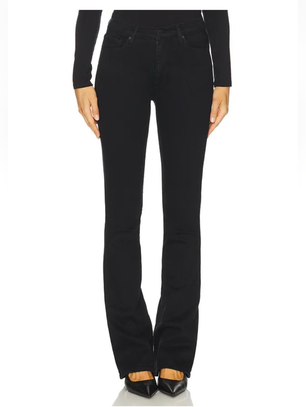 Hudson Barbara High Waist Bootcut Jeans in Black Size 34